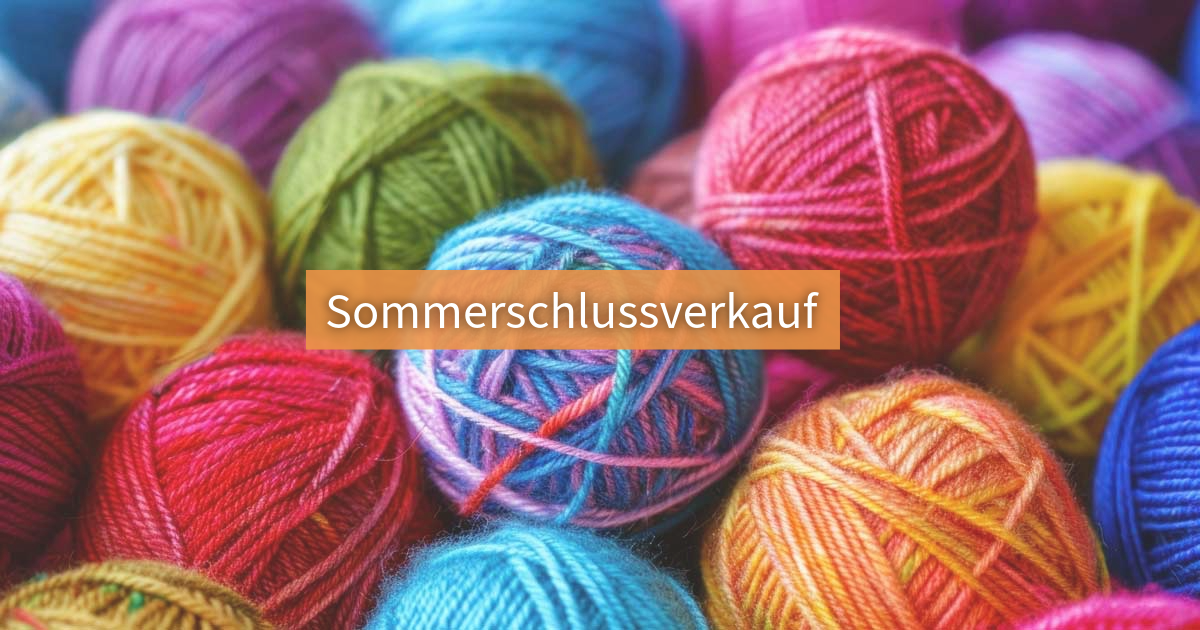 Wolle und Garne mehrfarbig